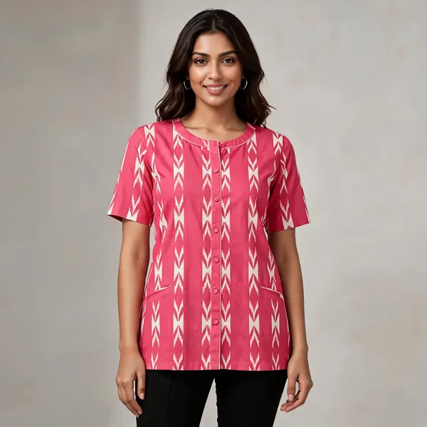 Pink_Rayon_Printed_Regular_Fit_Top_For_Women