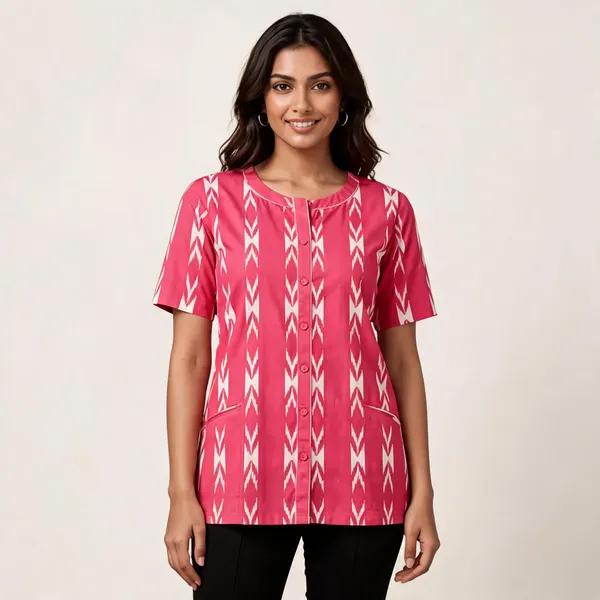Pink_Rayon_Printed_Regular_Fit_Top_For_Women