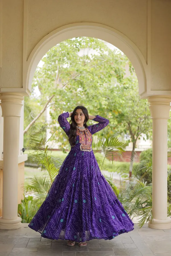 Purple_Georgette_Printed_Anarkali_Dress_For_Women