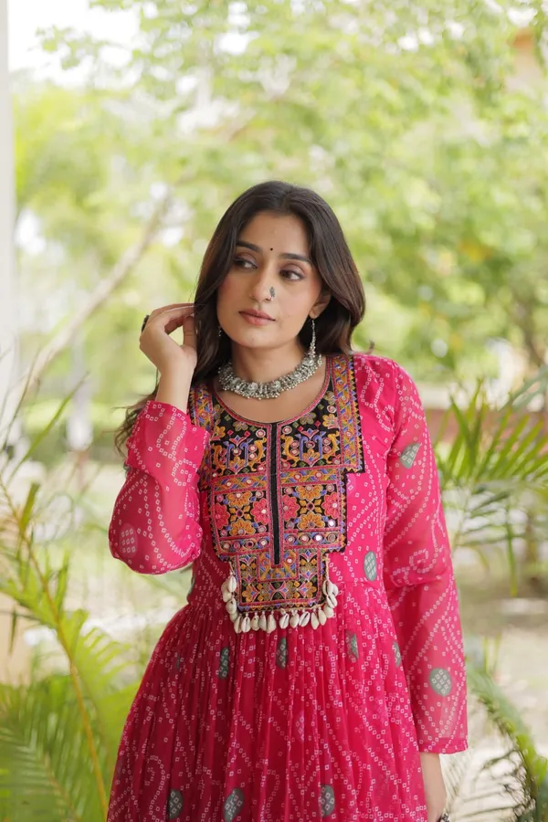 Pink_Georgette_Printed_Anarkali_Dress_For_Women