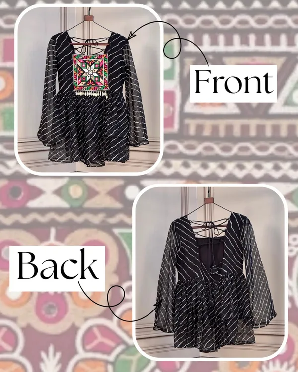 Black_Georgette_Embroidered_Kurti_For_Women