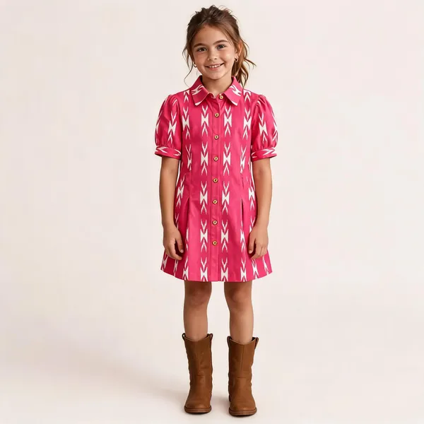 Pink_Rayon_Printed_A-Line_Dress_For_Girl