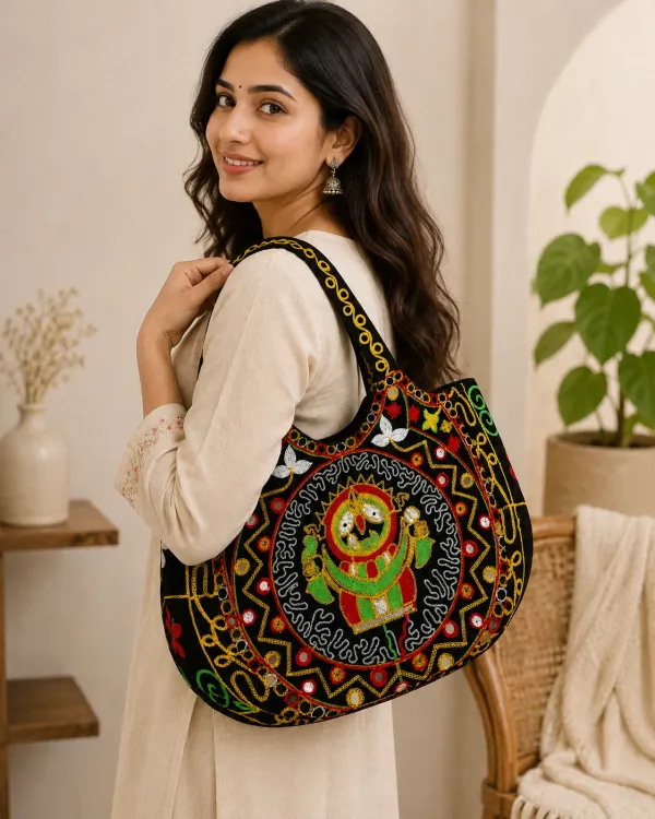 Black_Jute-Cotton_Jagannath_Embroidered_Mirror_Work_Handbag_For_Women