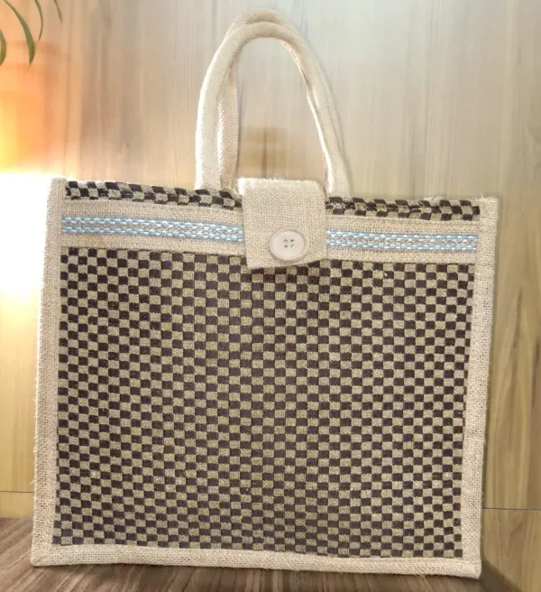 White_And_Black_Jute-Cotton_Ethnic_Handcrafted_Tote_Office_Bag_For_Women