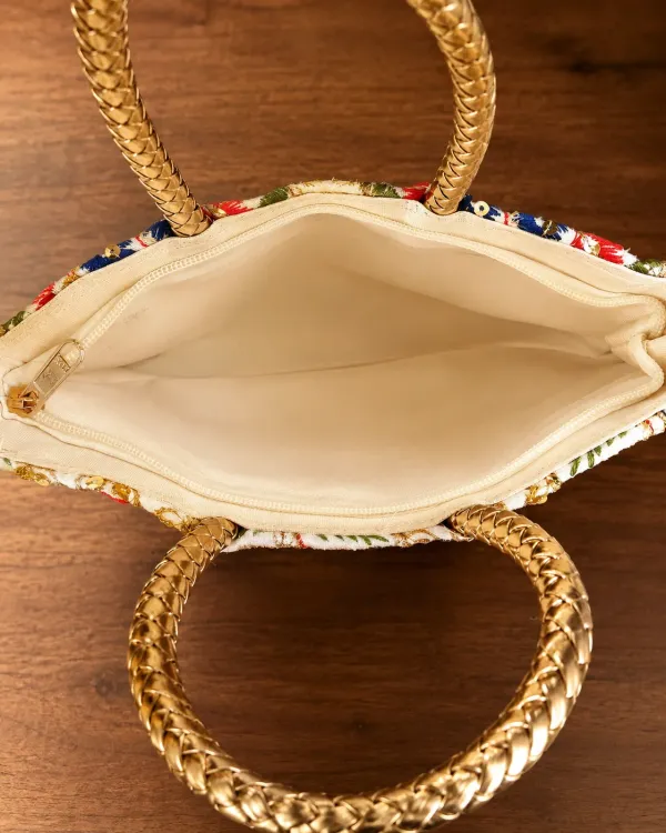 Cream_Jute-Cotton_Floral_Embroidered_Golden_Handle_Handbag_For_Women