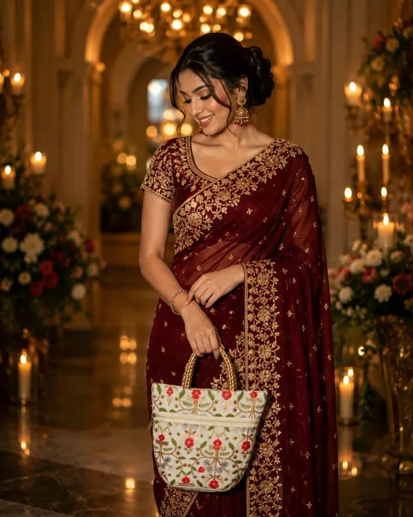 Cream_Jute-Cotton_Floral_Embroidered_Golden_Handle_Handbag_For_Women