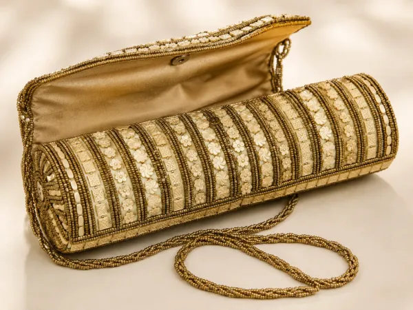 Gold_Jute_Cotton_Floral_Embroidered_Clutch_For_Women