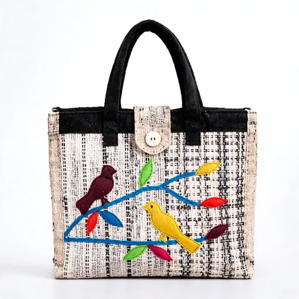 White_And_Black_Jute-Cotton_Ethnic_Handcrafted_Office_Bag_For_Women