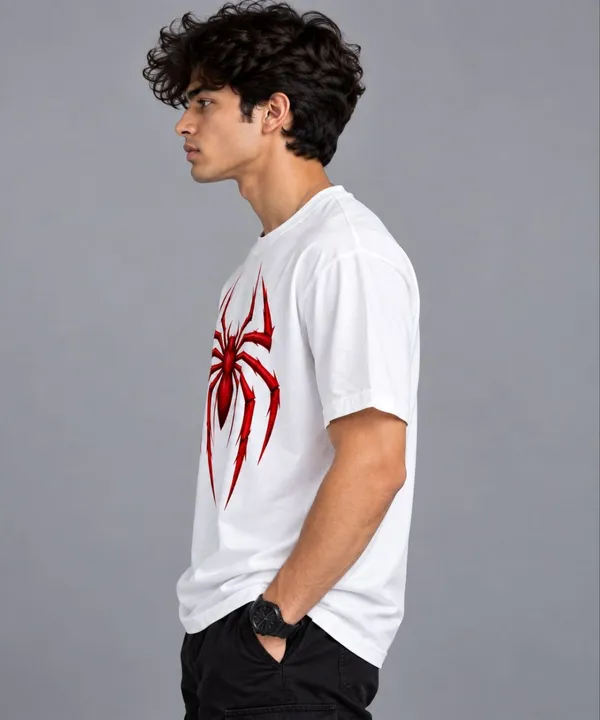 White_Graphic_Regular_Fit_T-Shirt_For_Men