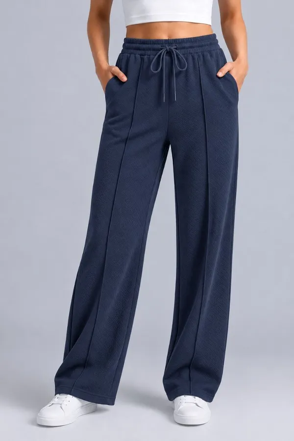 Navy_Wide_Leg_Track_Pants_For_Women