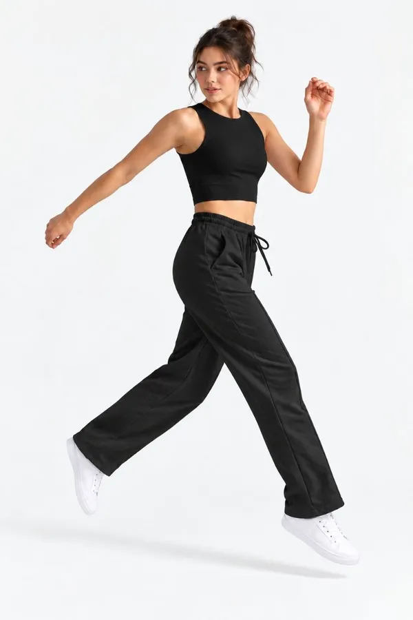Black_Satin_Wide_Leg_Pants_For_Women