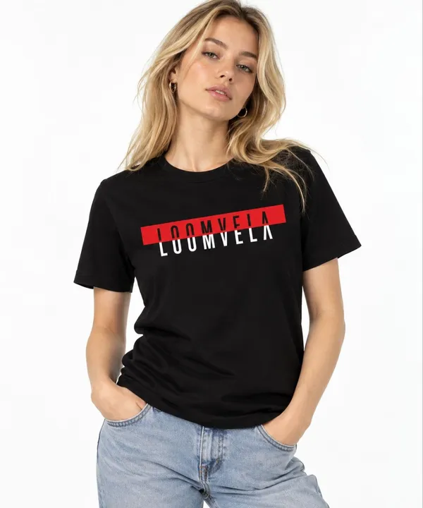 Black_Graphic_Print_T-Shirt_For_Women