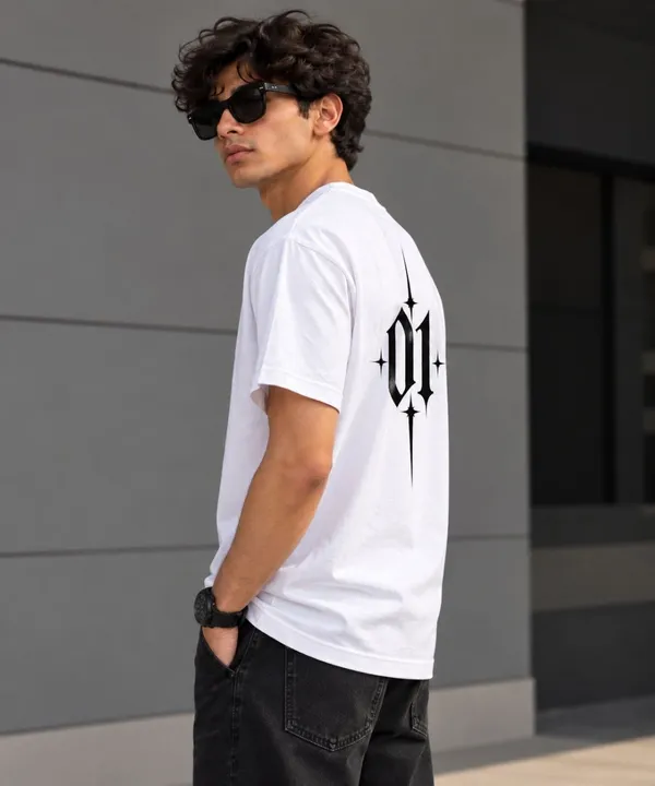 White_Graphic_Regular_Fit_T-Shirt_For_Men