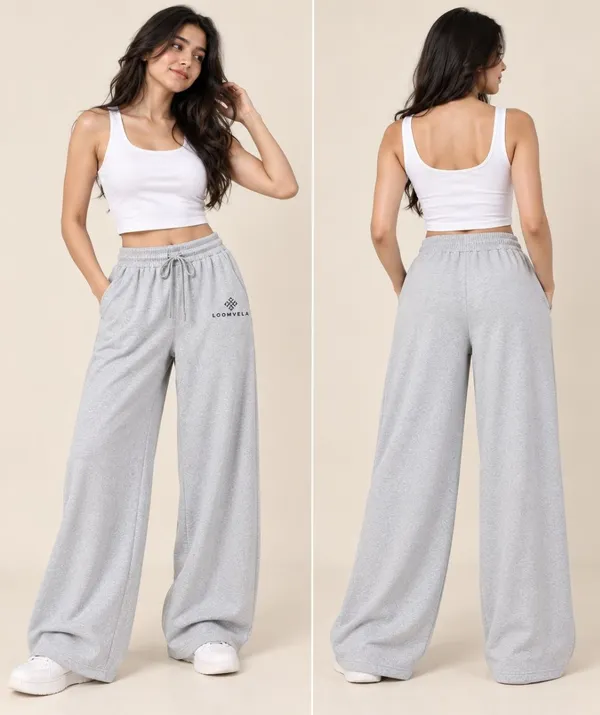 Grey_Wide_Leg_Jogger_Pants_For_Women