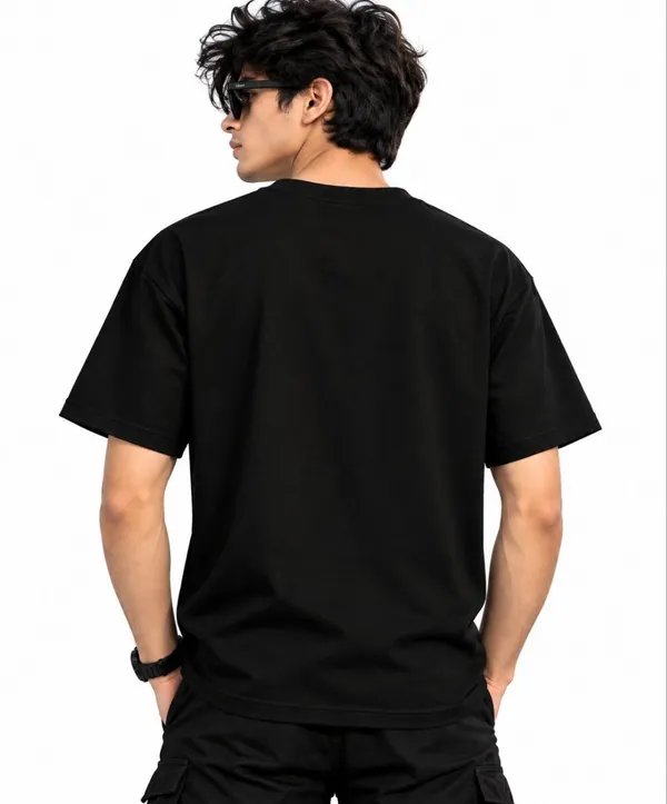 Black_Graphic_Fit_T-Shirt_For_Men