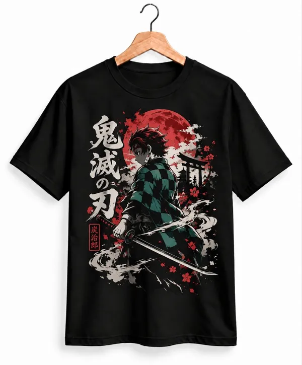 Black_Graphic_Fit_T-Shirt_For_Men