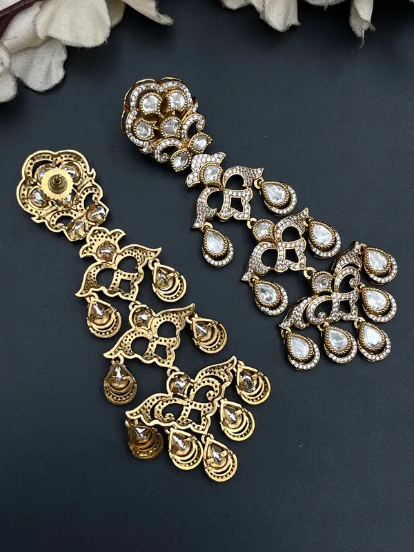 Gold_Tone_Crystal_Chandelier_Drop_Earrings_For_Women