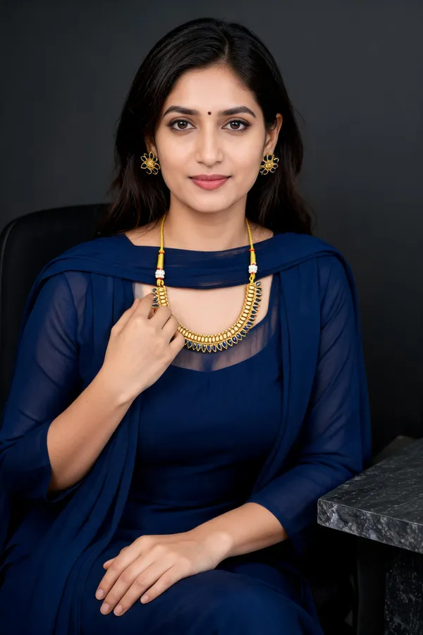 Gold_Blue_Teardrop_Stone_Necklace_Set_For_Women