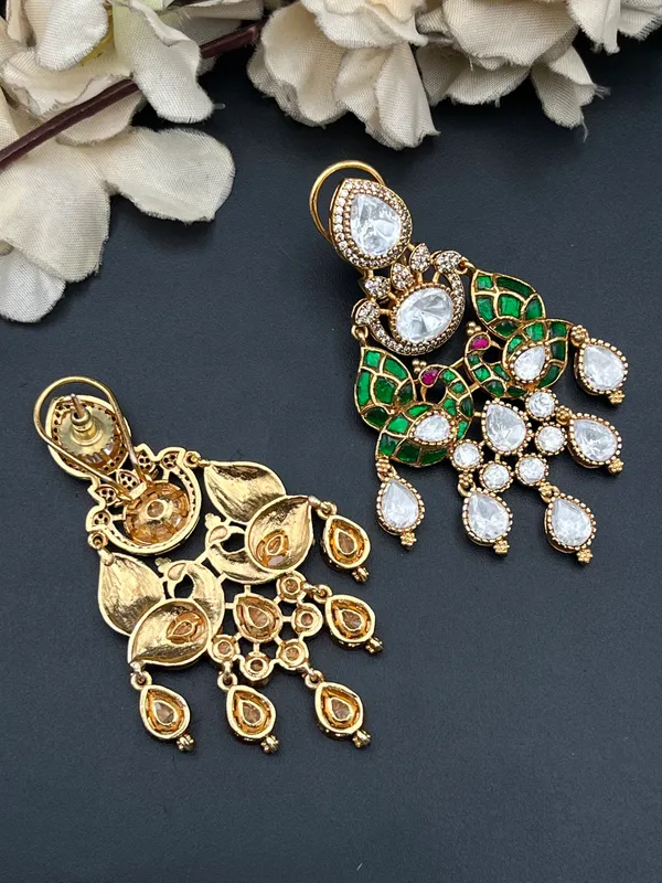 Green_Gold_Tone_Stone_Chandbali_Earrings_For_Women