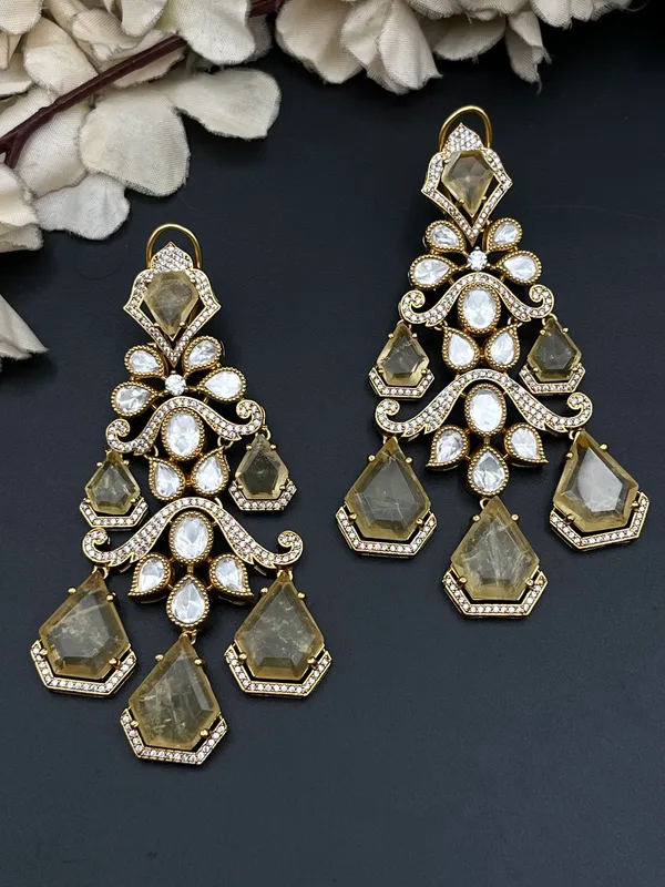 Multicolor_Gold-Tone_Stone_Studded_Dangler_Earrings_For_Women