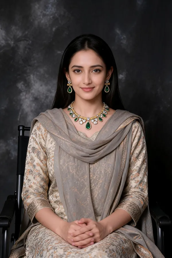 Green_&_Gold_Tone_Teardrop_Stone_Necklace_And_Earrings_Set