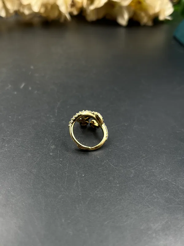 Gold-Tone_Crystal_Open_Style_Statement_Ring_For_Women
