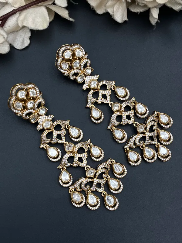 Gold_Tone_Crystal_Chandelier_Drop_Earrings_For_Women