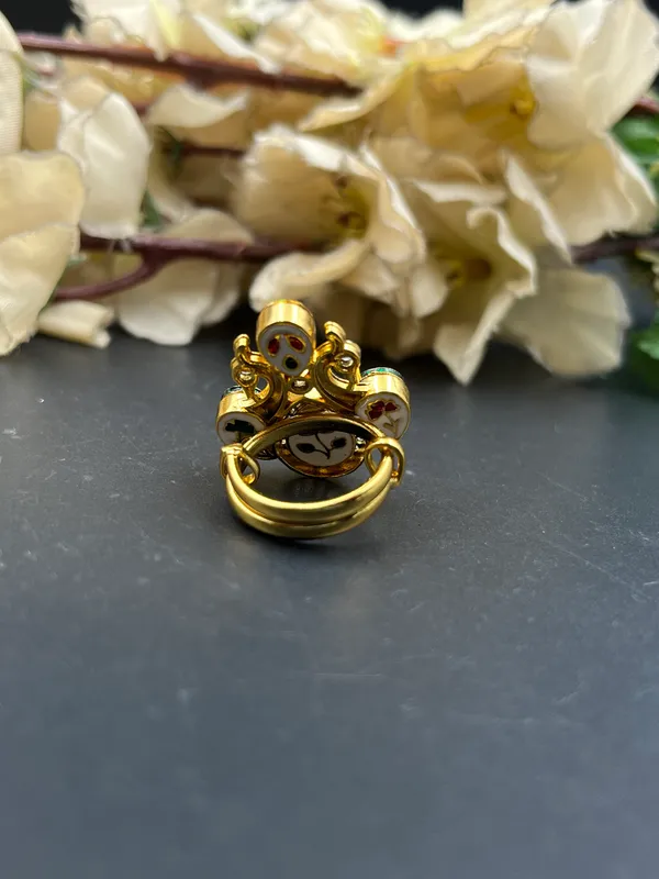 Gold_Tone_Ornate_Adjustable_Ring_For_Women