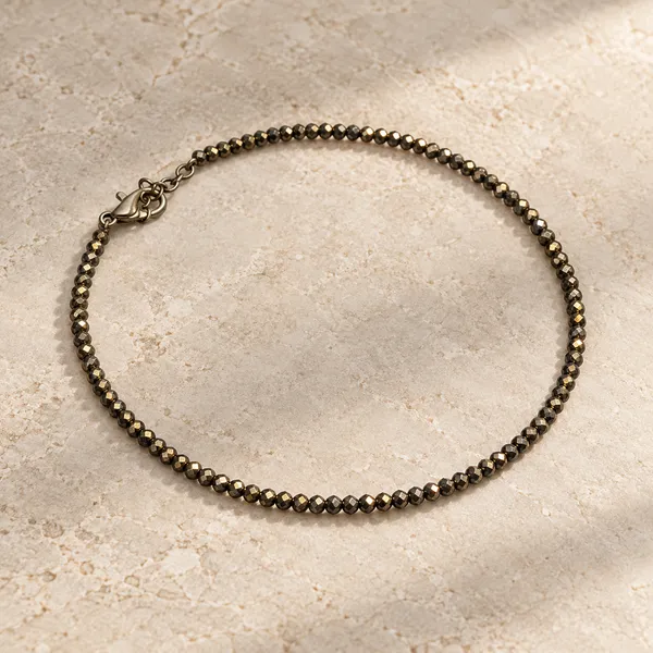 Pyrite_small_beads_bracelet