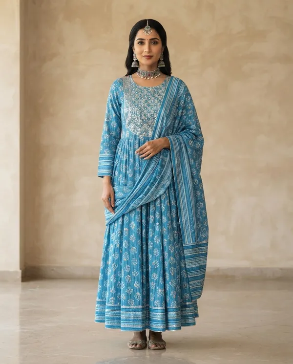 Blue_Rayon_Anarkali_Suit_For_Women