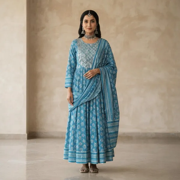 Blue_Rayon_Anarkali_Suit_For_Women