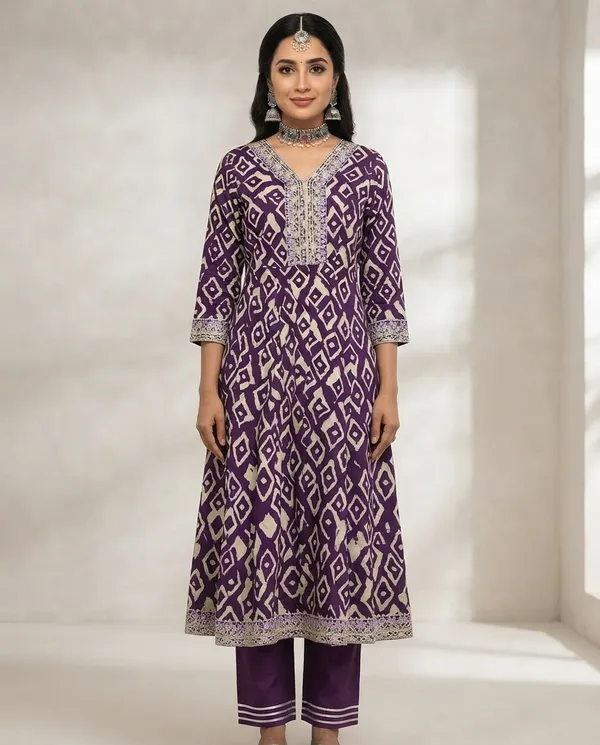 Purple_Rayon_Designer_Suit_Set_For_Women