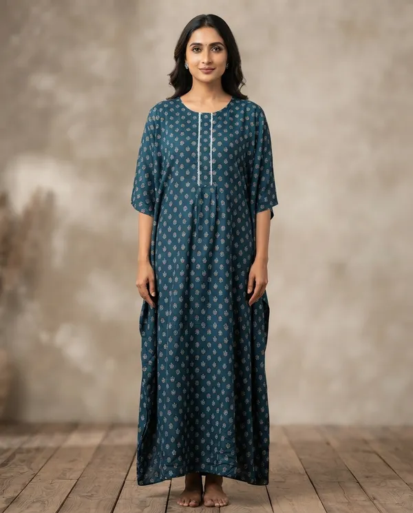 Blue_Rayon_Straight_Suit_Set_For_Women