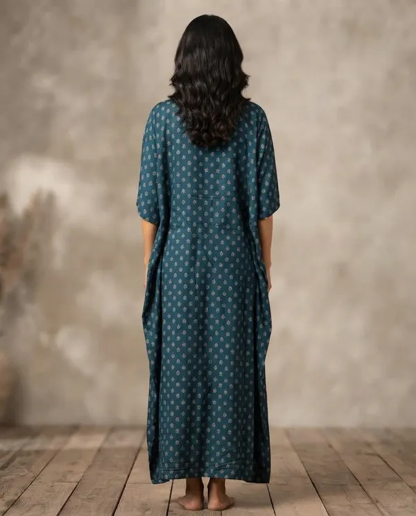 Blue_Rayon_Straight_Suit_Set_For_Women
