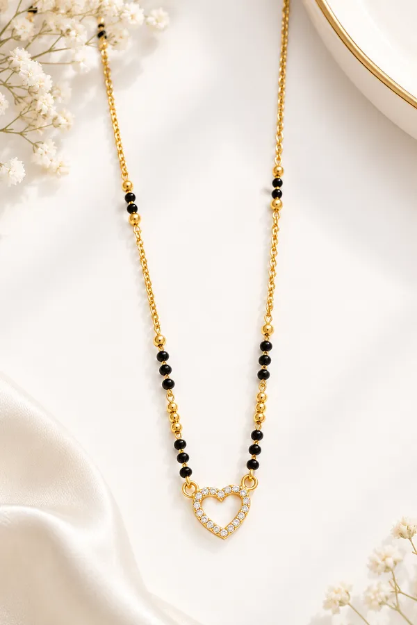 Gold_Tone_Black_Beaded_Heart_Pendant_Mangalsutra