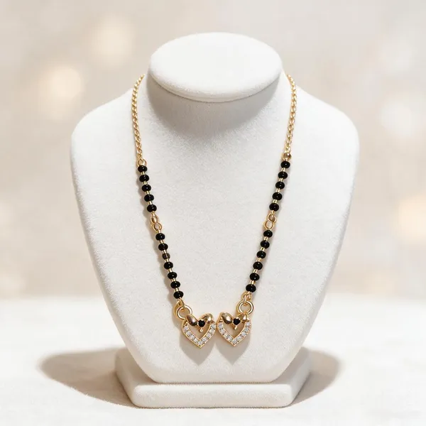 Gold_And_Black_Metal_Beaded_Twin_Heart_Mangalsutra_Necklace_For_Women