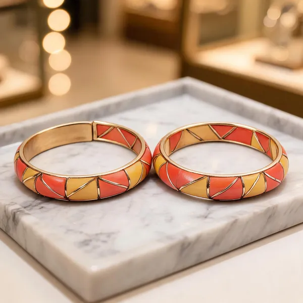 Multicolour_Metal_Acrylic_Patterned_Bangle_Set_For_Women_Pack_of_2