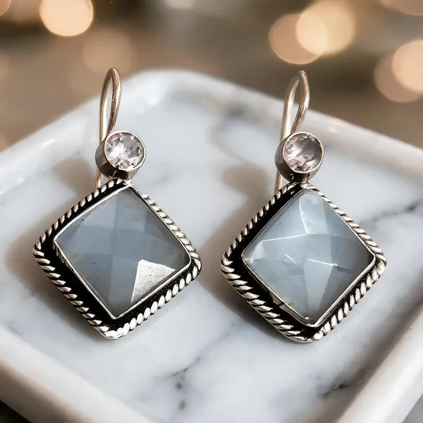 Silver_Tone_Metal_Stone_Square_Drop_Earrings_For_Women_Pack_of_2