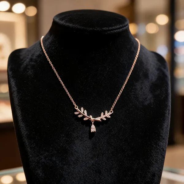 Rose_Gold_Alloy_Floral_Pendant_Necklace_For_Women