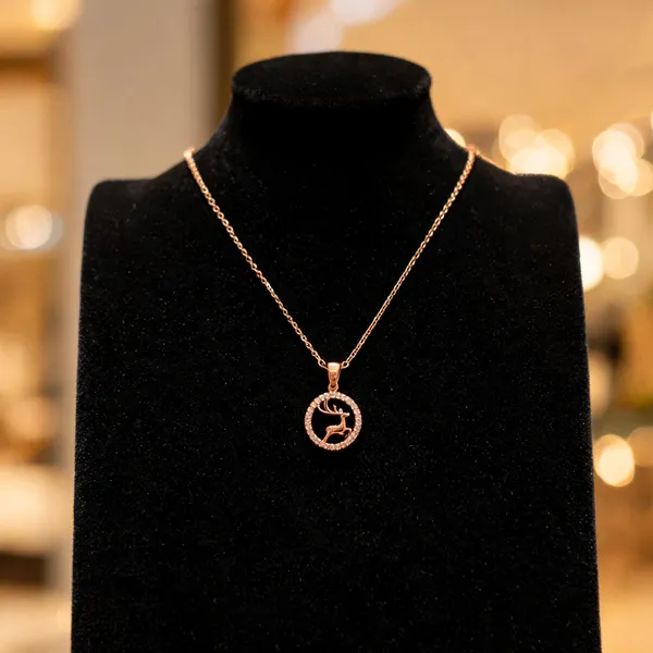 Rose_Gold_Metal_Pendant_Necklace_For_Women