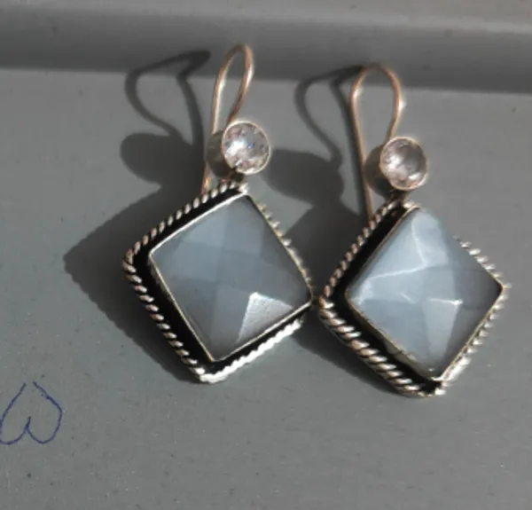 Silver_Tone_Square_Stone_Drop_Earrings_for_Women