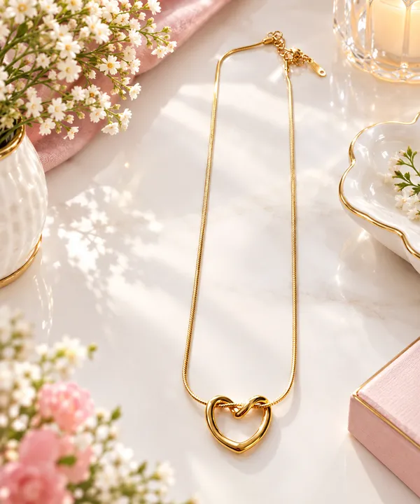Gold_Tone_Heart_Pendant_Chain_Necklace_for_Women