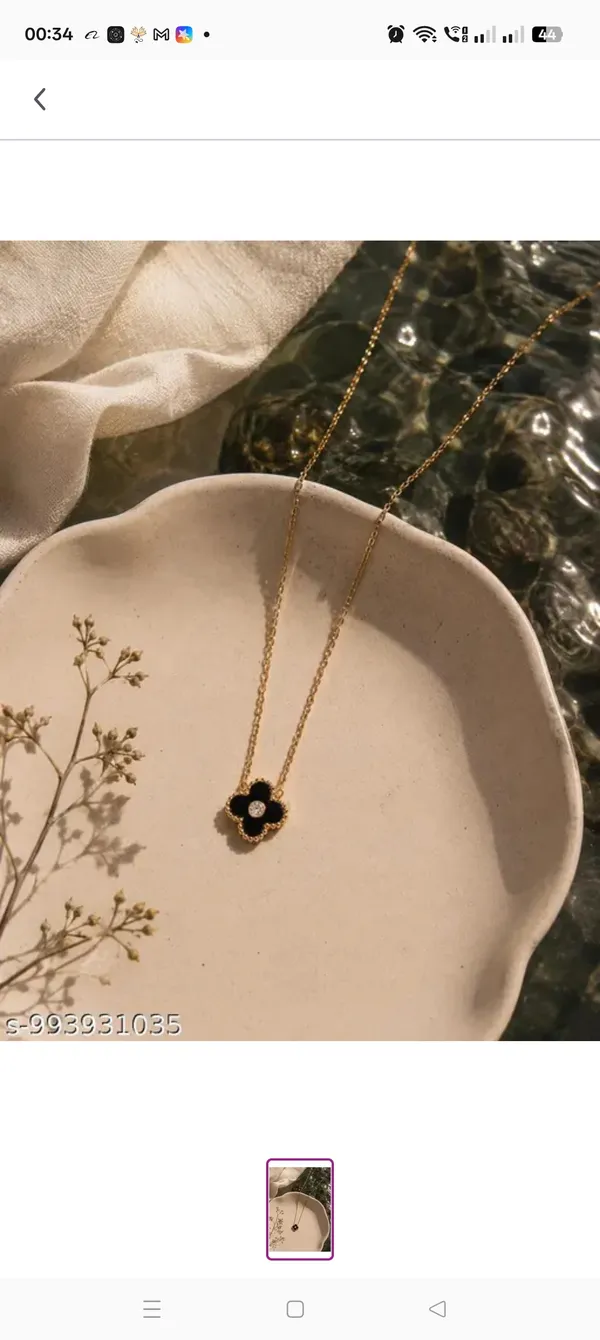 Gold_Tone_Floral_Pendant_Necklace_for_Women