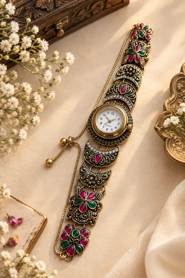 Multicolour_Embellished_Analog_Bracelet_Watch_for_Women