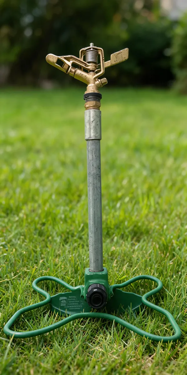 Garden-Butterfly-Stand-with-riser-pipe-and-Water-Sprinkler-Nozzle