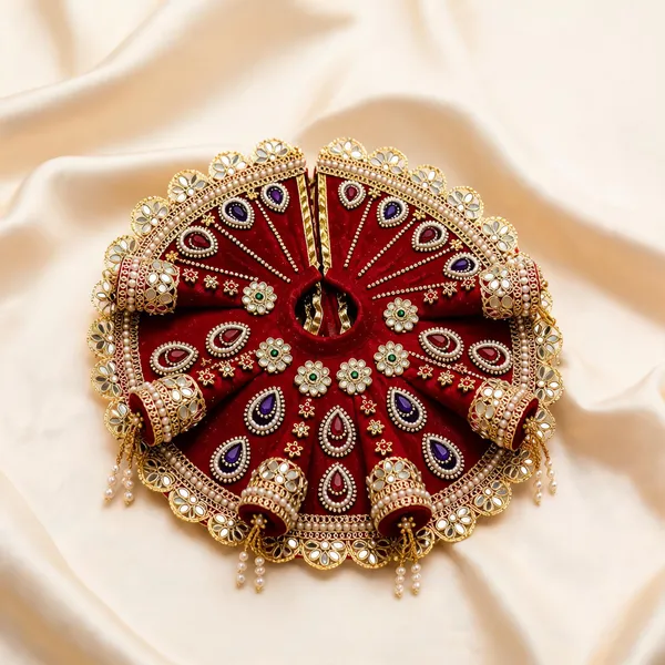 Red_Moti_Pearl_Embellished_Thakur_Ji_Patka_Pagdi