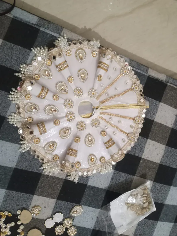 White_Embellished_Laddu_Gopal_Poshak_Set