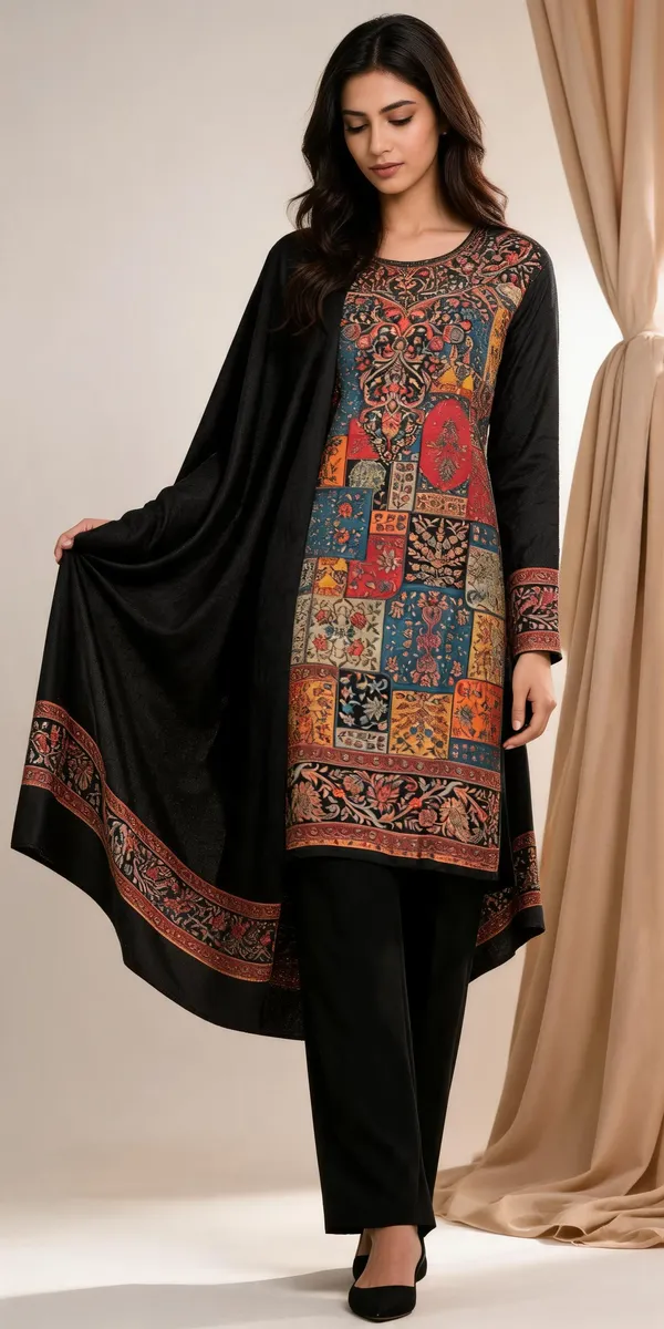 Black_Wool_Kani_Ethnic_Suit_Set_For_Women