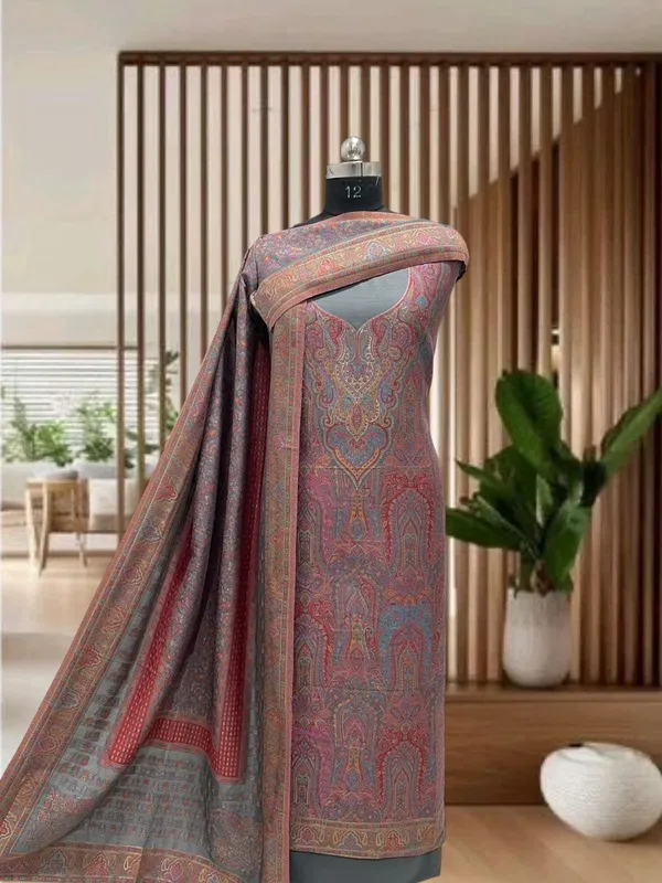 Grey_Wool_Kani_Straight_Suit_Set_For_Women