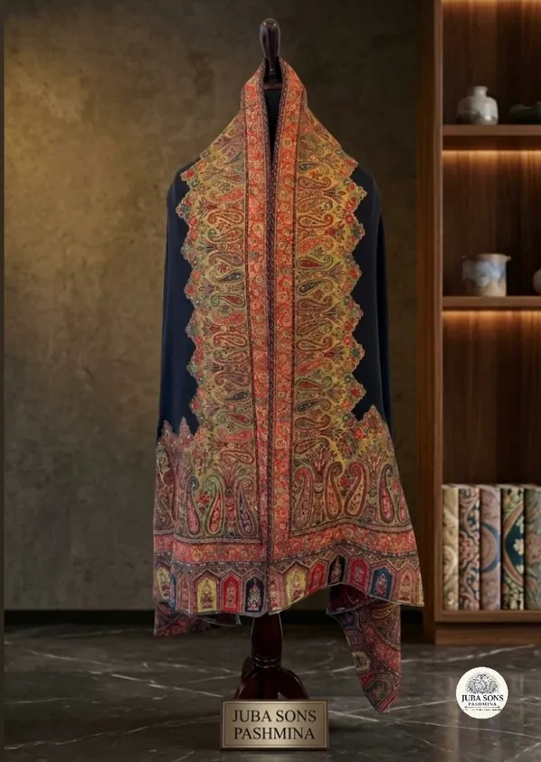 Black_Wool_Shawl_For_Unisex